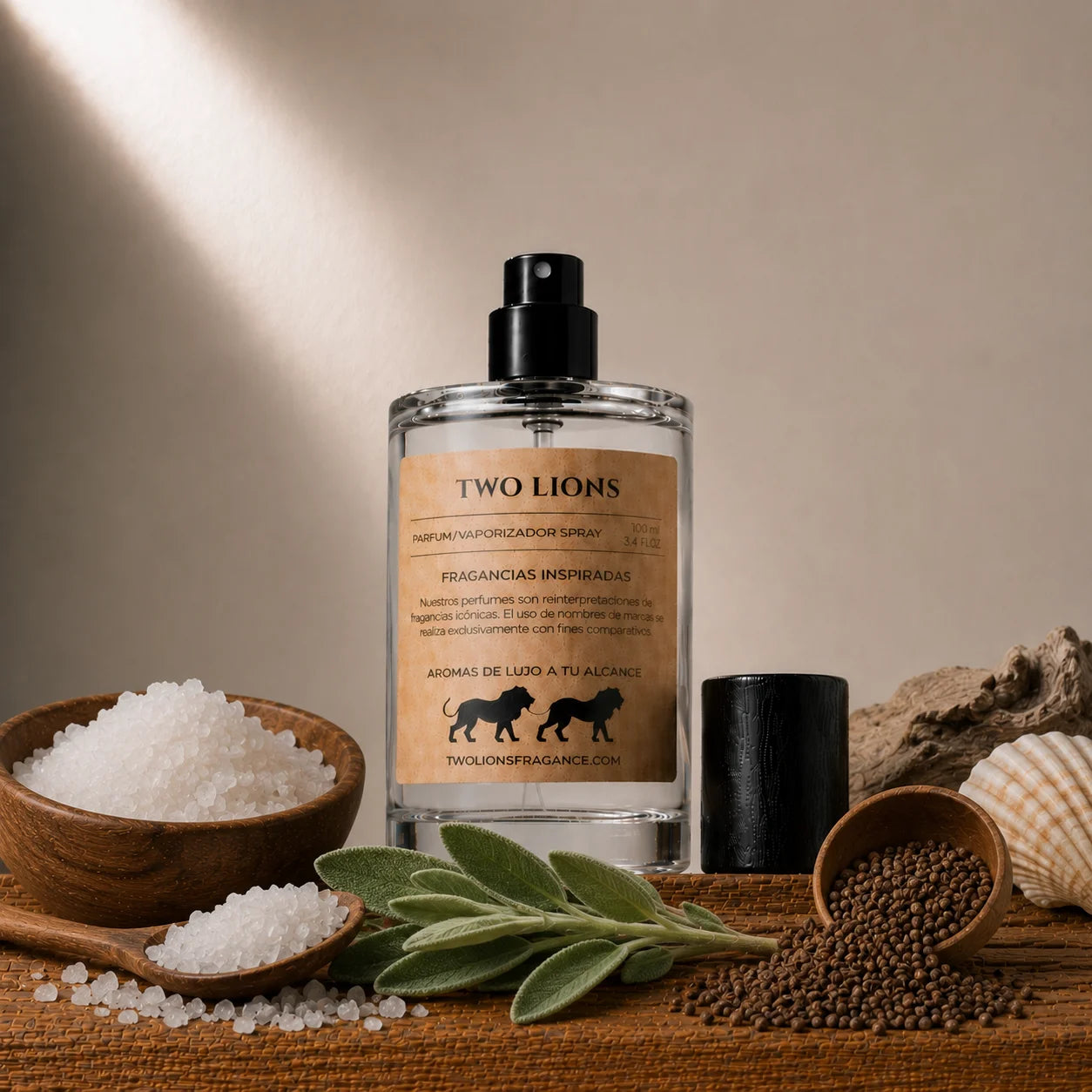Inspirado en Wood Sage & Sea Salt