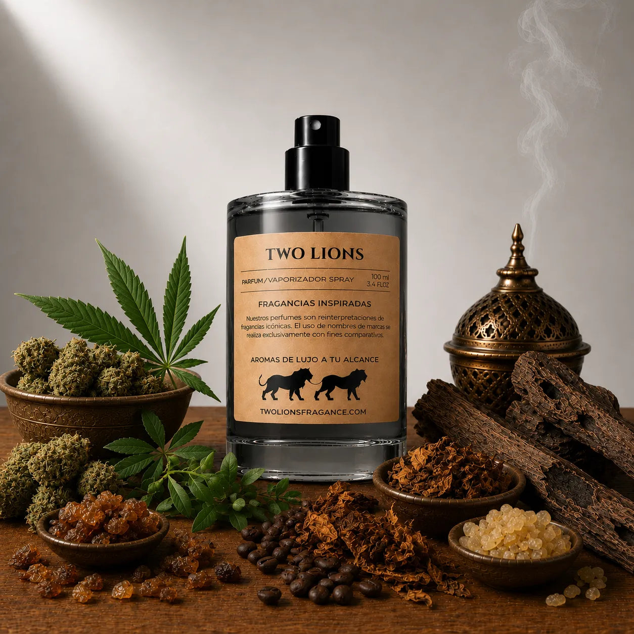 Inspirado en Black Afgano - Two Lions Fragance
