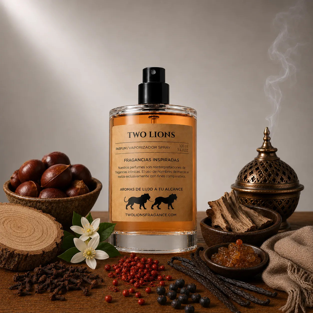 Inspirado en By the Fireplace - Two Lions Fragance
